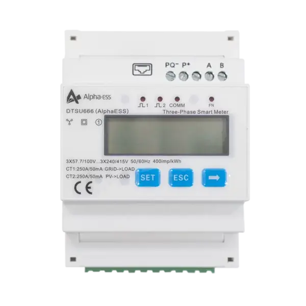 Alpha ESS Smart Meter, DTSU666 6CT, 250A, 3-phasig Preisknaller