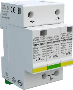 Sichere Zahlung Citel DC Überspannungsschutz Typ 2 480391 1000Vdc Hutschienenmontage Fernsignalisierung