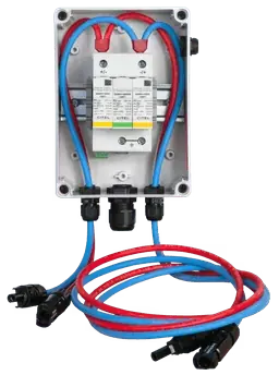 Citel PV-String Box 158554 Typ 2 SPD, 1200 Vdc, MC4-Stecker, Blitzschutzklasse I Knallerangebot