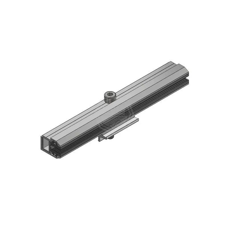 Van der Valk Glasklemme Ende L, 200mm, Alu, für Side++ und Trapezprofil, Moduldicken 5-8mm Top-Angebot
