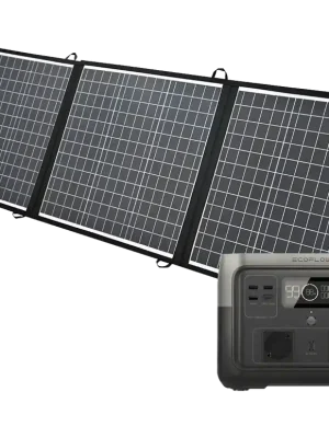 Mobile Solaranlage Ecoflow River 2 MAX und 150W Solarmodul Schneller Versand
