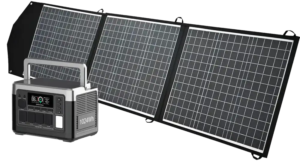 Ausverkauf Solar Set 1800 Watt Ausgangsleistung, Powerstation mit Solarmodul