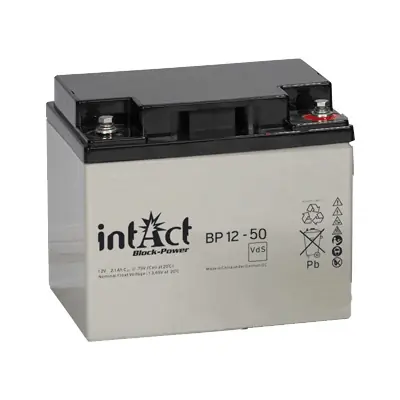Ausverkauf Intact Block-Power BP 12V 50Ah