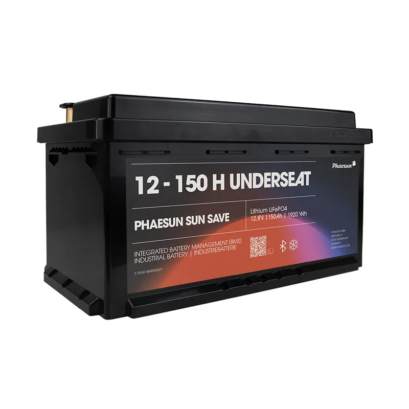 Sun Save 12-150 H - Untersitz-Akku, 150Ah, LiFePO4 Must-Have