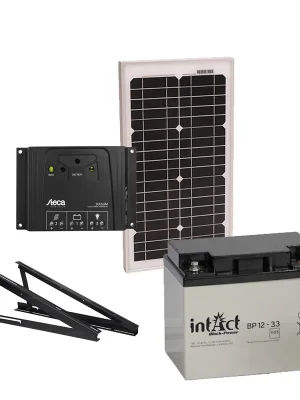 Solar Inselanlage 12V / 20Wp / 35Ah Neu