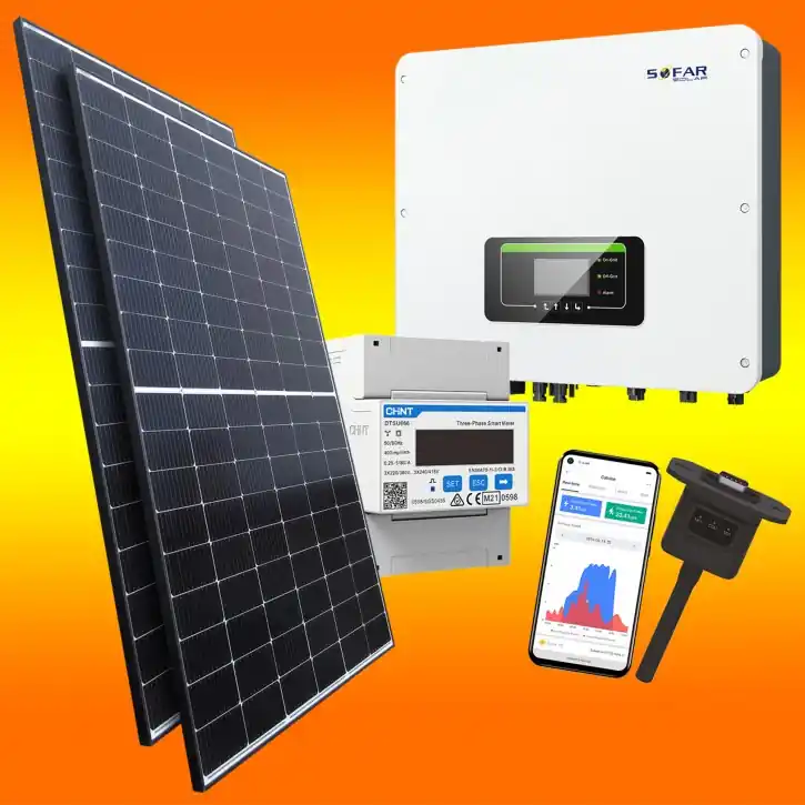 Kostenloser Rückversand 2250Watt Solaranlage (0% MwSt.*) / ohne Montagematerial / ohne Lithium Speicher