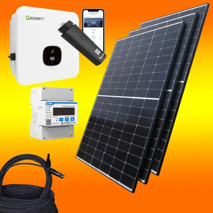 12kW Photovoltaikanlage Komplett Set (0% MwSt.*) ohne Speicher / ohne Montagematerial Beliebt