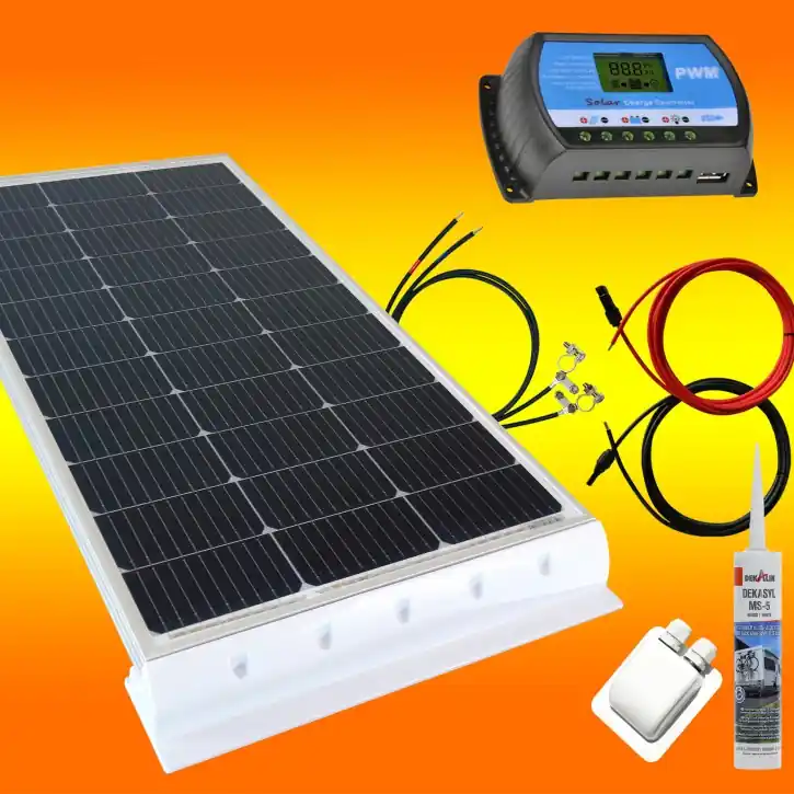 150 Watt Wohnmobil Solaranlage 12V Set weiß Angebot