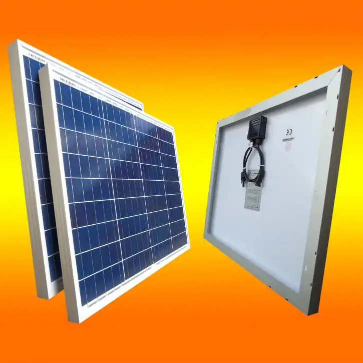 Schnäppchen 2 Solarmodule 50W (0% MwSt.*) 12V Polikristallin Solarpanel