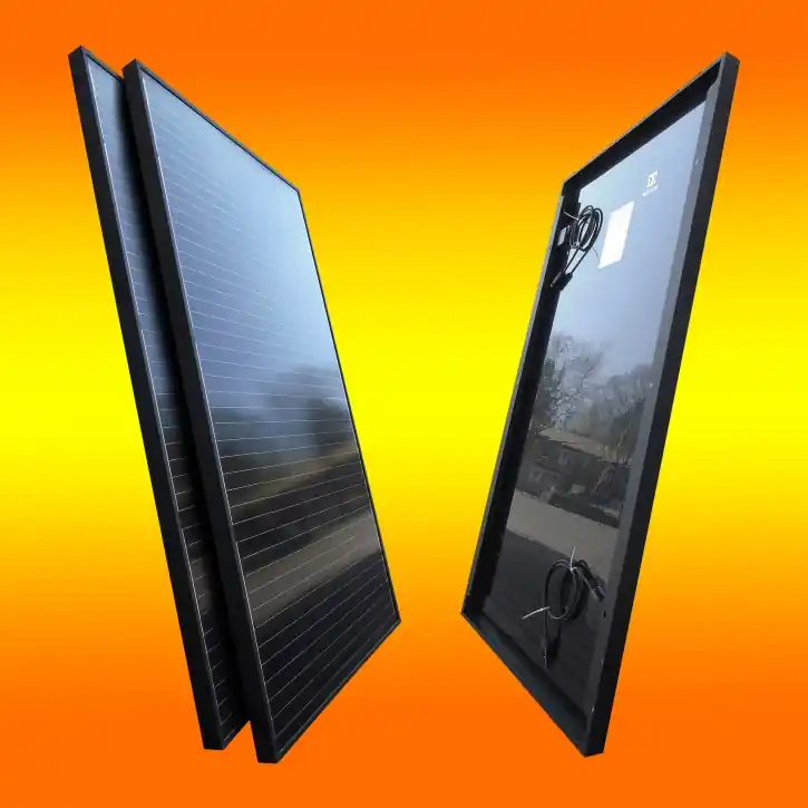 Beliebt 2x Solarmodul 150 Watt Monokristallin black schwarz MünchenSolar 12V Solarpanel (0% MwSt.*)