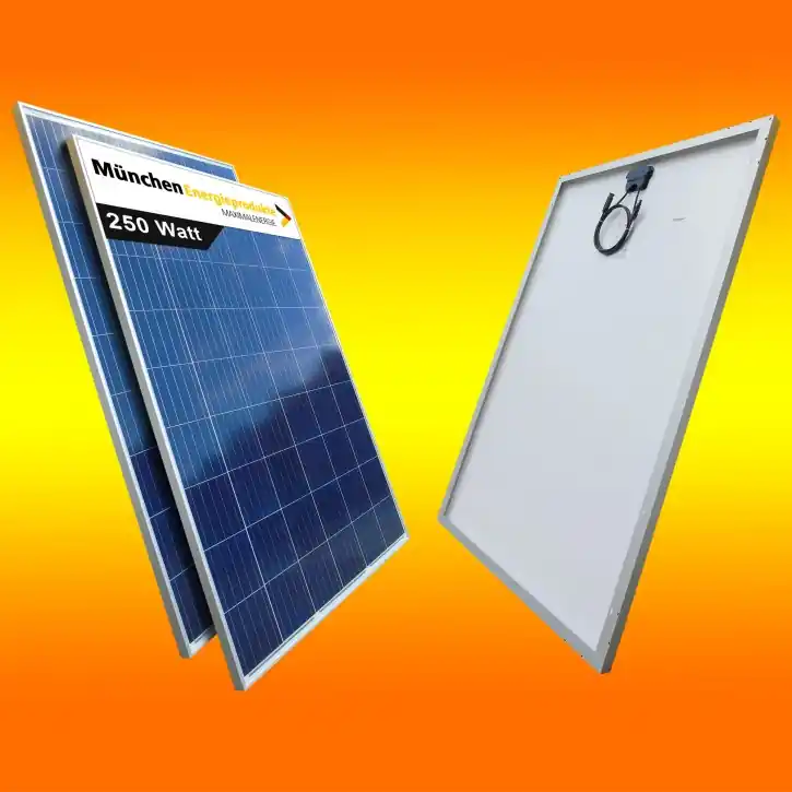 8 Stück 250 Watt Solarmodule (0% MwSt.*) Polykristallin Billig