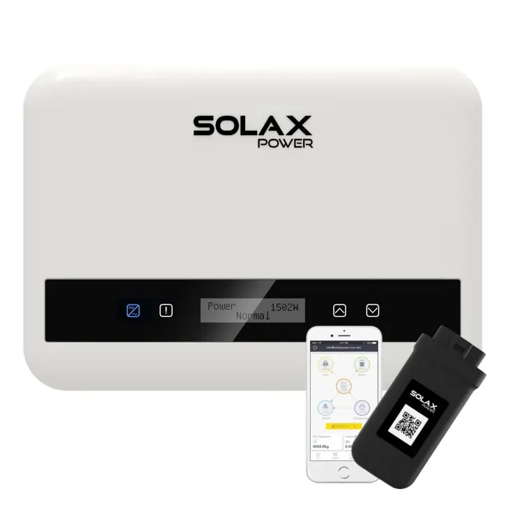Kostenloser Versand SolaX X1 Mini 1500 Watt Wechselrichter G4 (0% MwSt.*) mit Display & Wifi