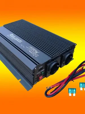 Neu Spannungswandler 12V auf 230V Solartronics 1500Watt Inverter modifizierte Sinus (0% MwSt.*)