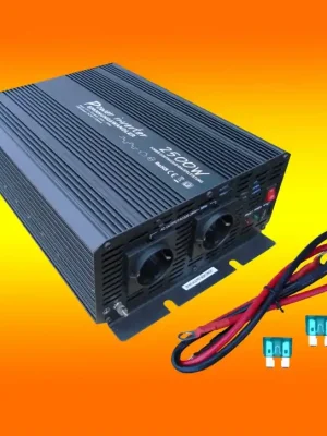 Versand Am Gleichen Tag Spannungswandler 12V auf 230V Solartronics 2500Watt Inverter modifizierte Sinus (0% MwSt.*)