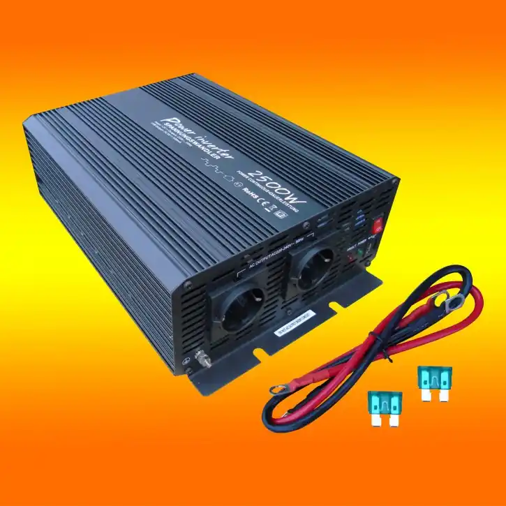 Versand Am Gleichen Tag Spannungswandler 12V auf 230V Solartronics 2500Watt Inverter modifizierte Sinus (0% MwSt.*)