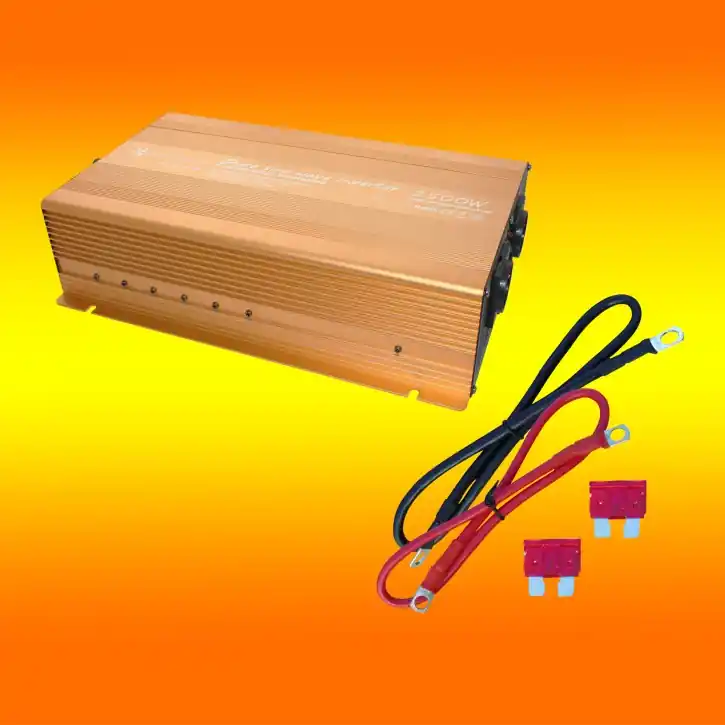 Begrenztes Angebot Spannungswandler 12V auf 230V Solartronics 2500Watt Inverter reiner Sinus (0% MwSt.*)