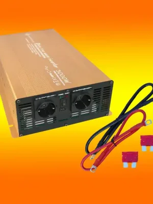 Preis Gesenkt Spannungswandler 12V auf 230V Solartronics 3000Watt Inverter reiner Sinus (0% MwSt.*)