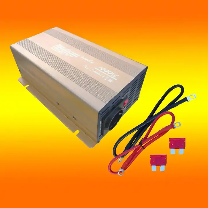 Preiswert Spannungswandler 24V auf 230V Solartronics 1000Watt Inverter reiner Sinus (0% MwSt.*)