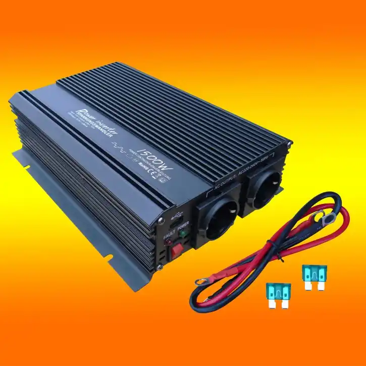Kracherpreis Spannungswandler 24V auf 230V Solartronics 1500Watt Inverter modifizierte Sinus (0% MwSt.*)