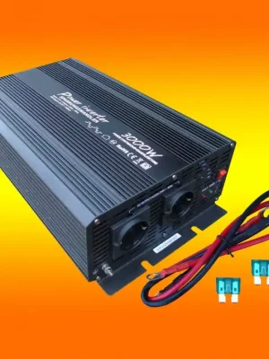 Preisknaller Spannungswandler 24V auf 230V Solartronics 3000Watt Inverter modifizierte Sinus (0% MwSt.*)