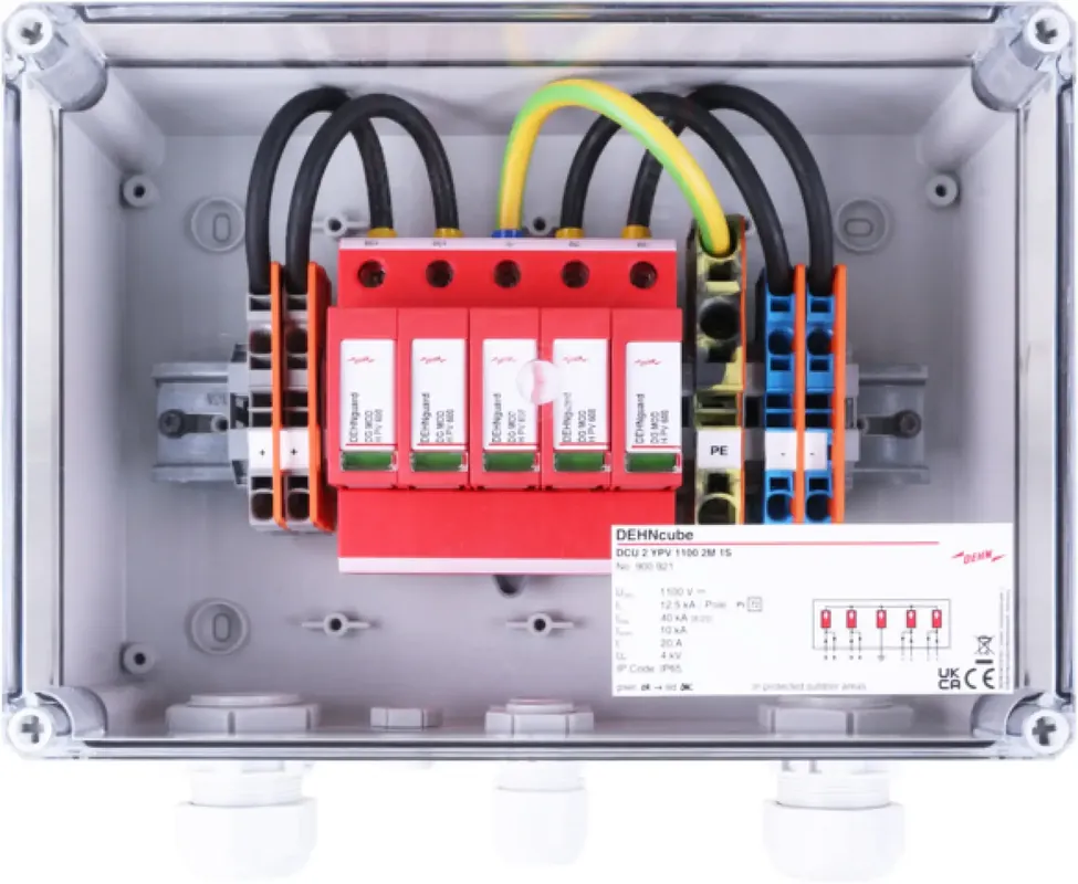 Dehn 900921 GAK im Gehaeuse IP65 f. PV-Anl. 2MPPT und je 1 String b. 1100V DC Knallerangebot