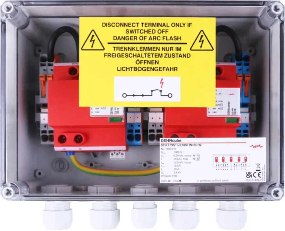 Online Kaufen Dehn 900976 GAK im Gehaeuse IP65 f. PV-Anl. 2 MPPT und je 2 Strings b. 1000V DC
