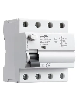 Entratek FI-Schutzschalter Typ A/B 63 A - 30/300 mA (Typ A/B | 4-polig | 63 A) Letzte Chance