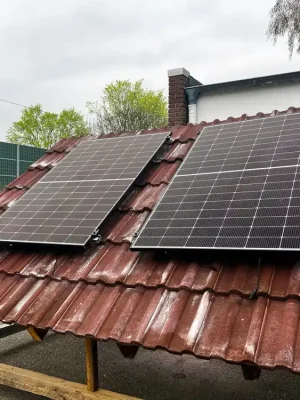 Entratek Roof|Balkonkraftwerk 800W/910Wp Komplettset|Ziegeldach|EZ1-M&Jolywood 455Wp Preiswert