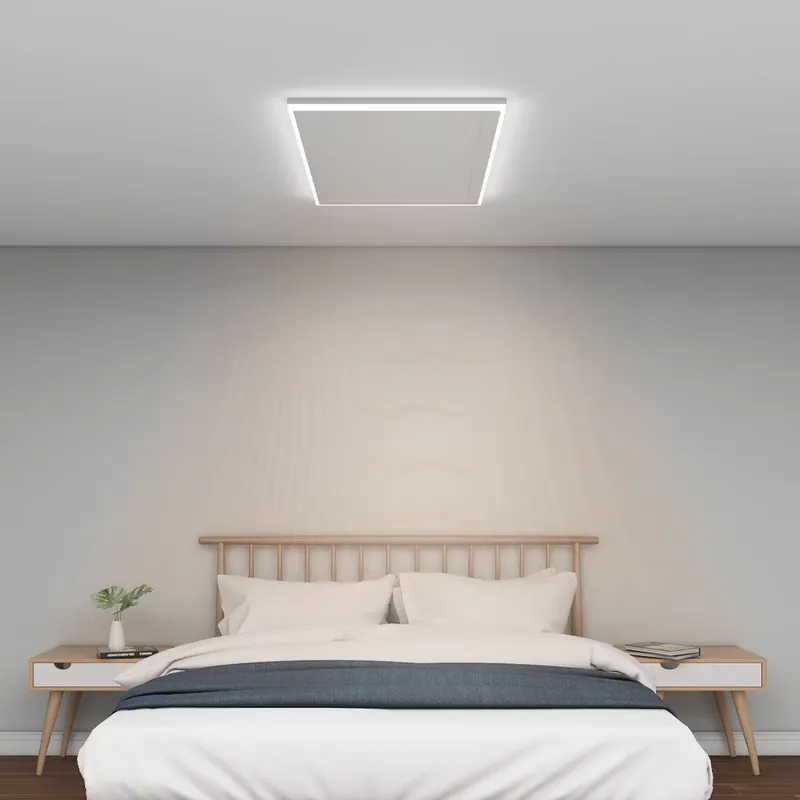 Intelligente Deckenheizung mit LED-Beleuchtung|Infrarot Heizung Licht|WiFi-Thermostat|dimmbar Wochenendangebot