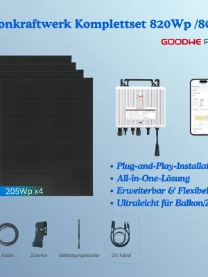 Suncake – Das ultraleichte, flexible Balkonkraftwerk 820Wp/800W Geprüft