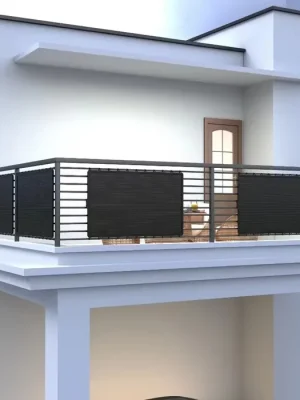 Aktuell 400-W-Balkon-Solarset mit flexiblen Paneelen
