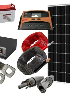 Neuheit 600 W 12 V 1000 Whdia Solarpanel-Set mit Gel-Batterie