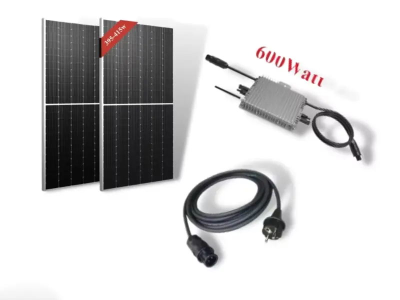 Sichere Zahlung 800-W-Solar-Kit mit DEYE 600-W-Mikrowechselrichter