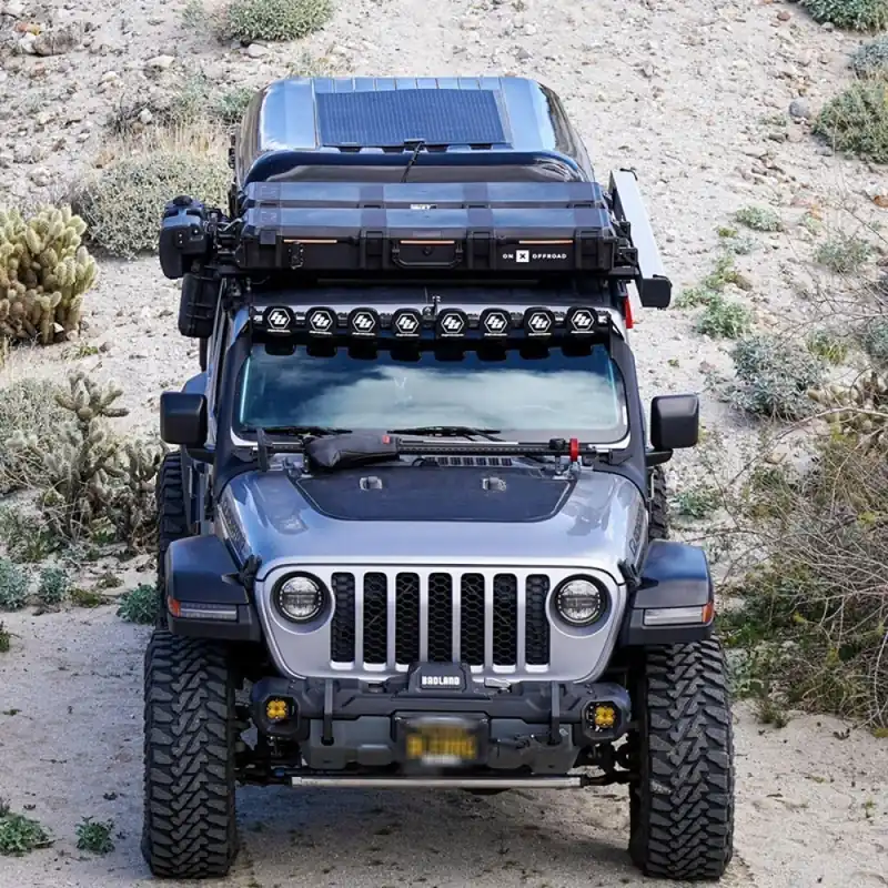 90-W-Solarpanel für Jeep Wrangler JL und Gladiator-Motorhaube Sonderangebot