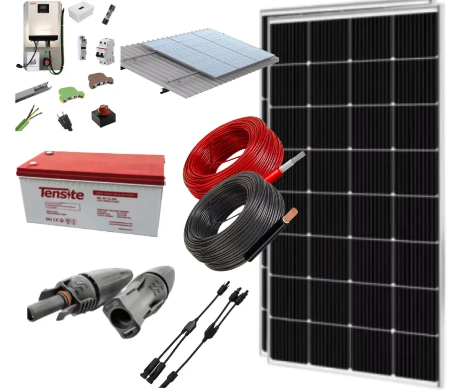 Must-Have AGM Solar-Kit 1000 W 12 V 2000 Whdia