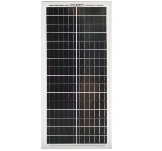 Box mit 5 rechteckigen monokristallinen Solarmodulen mit 20 W Echt