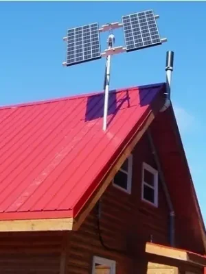 Einachsiger Solartracker, gültig für 2 Solarmodule Expressversand
