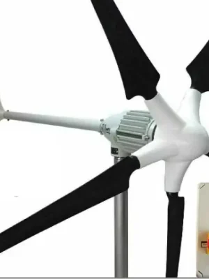 i1000 24V 48V Windturbine mit 5 schwarzen Flügeln und Regler Schneller Versand