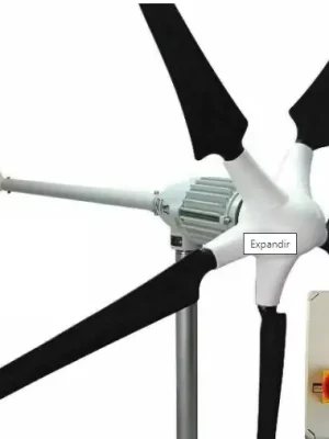 Preisknaller i2000 48V Windturbine 5 schwarze Rotorblätter und Regler