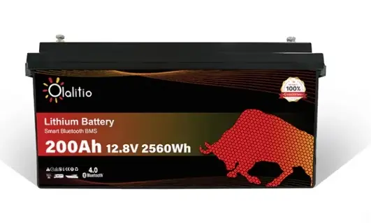 Abverkauf Lithiumbatterie 200Ah 12V LiFePO4 Bluetooth-BMS