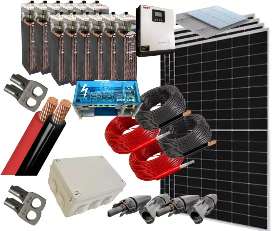 Begrenztes Angebot Permanentgehäuse-Solarbausatz 3000 W 24 V 9000 Whdia