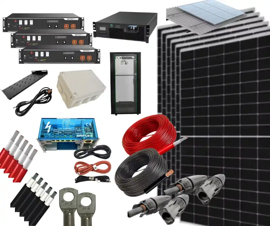 Neue Kollektion Pylontech Lithium-Solar-Kit 7,2 kWh 3000 W 14000 Whdia