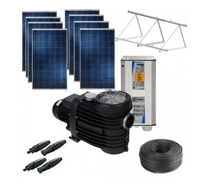 Angebot Solarset zur Reinigung von Pools bis zu 200 m3