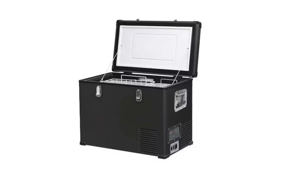 TB Black Steel tragbarer 46-Liter-12-V-Kühlschrank Markenware