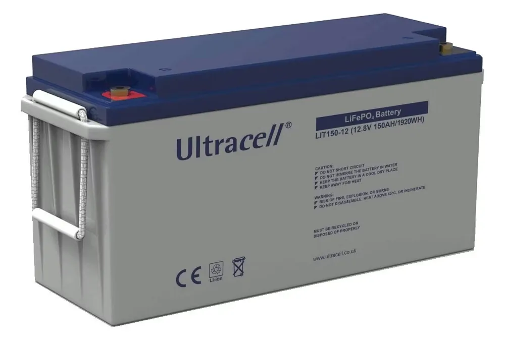 Ultracell LIT150-12 12V 150Ah Lithiumbatterie Kostenloser Rückversand