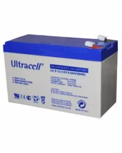 Ultracell UC-8-12 12V 8Ah AGM-Batterie für Solaranlagen Neu