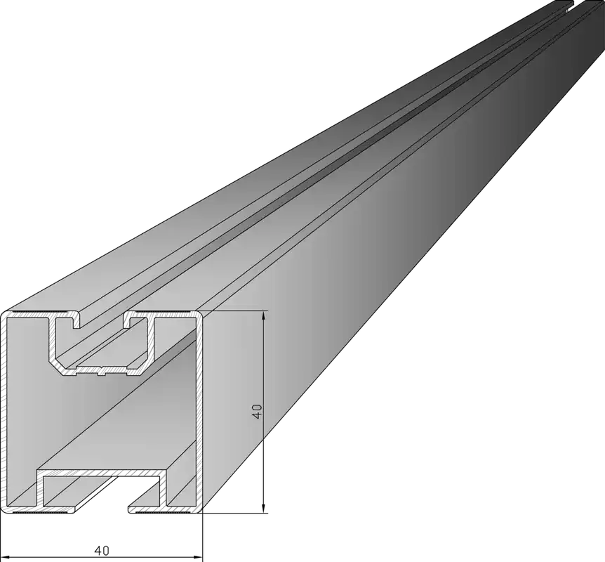 Neue Kollektion Alu Tecnal-Solarprofil- Pressblank