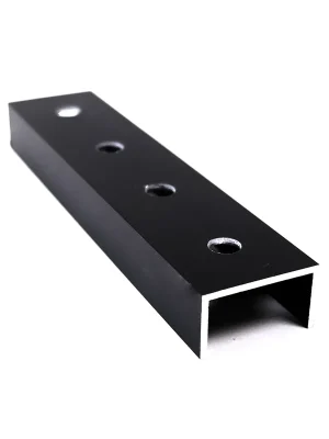 Geprüft TECNAL-Solarprofil-Profilverbinder 20cm Schwarz Eloxiert; Liefer- und Preiseinheiten: per Stück