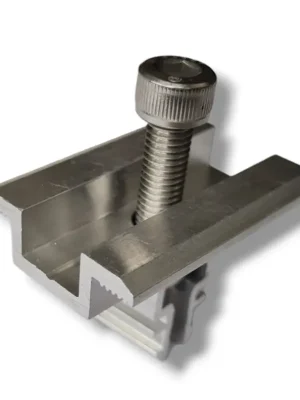 Sale TECNAL-Solarprofil-Mittelklemme - Click-fit mit Nut und Schraube; Liefer- und Preiseinheiten: per Stück