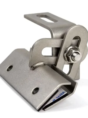 Neu Im Sortiment TECNAL-Solarprofil-Trapezblechhalterung verstellbar 10cm Edelstahl 1.4016; Liefer- und Preiseinheiten: per Stück